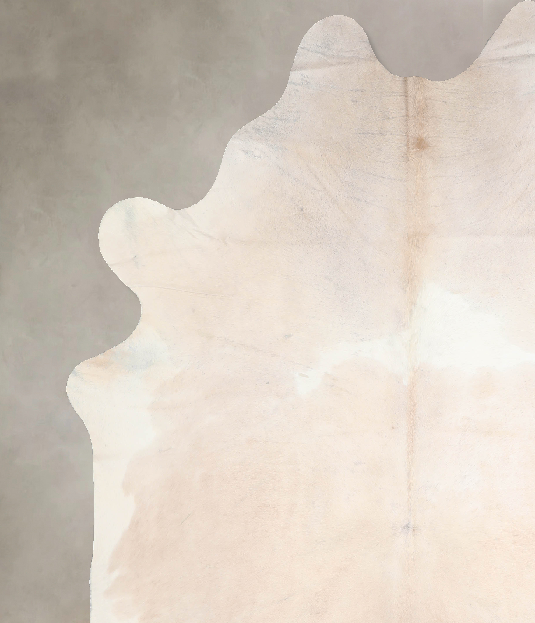 Beige and White Cowhide Rug #A32064