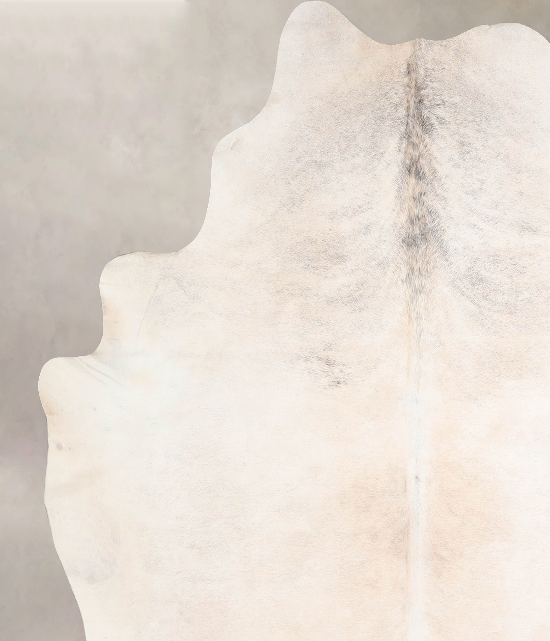 Grey with Beige XX-Large Brazilian Cowhide Rug 7'9"H x 7'1"W #A32066 b