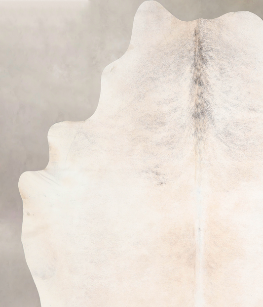 Grey with Beige Cowhide Rug #A32066