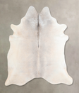 Grey with Beige X-Large Brazilian Cowhide Rug 6'8"H x 6'2"W #A32129 by Hudson Hides