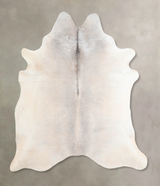 Grey with Beige X-Large Brazilian Cowhide Rug 6'8"H x 6'2"W #A32129 by Hudson Hides