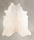 Grey with Beige X-Large Brazilian Cowhide Rug 6'8"H x 6'2"W #A32207 by Hudson Hides