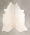 Grey with Beige X-Large Brazilian Cowhide Rug 6'8