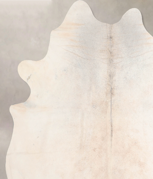 Grey with Beige Cowhide Rug #A32207