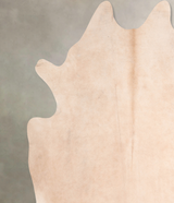 Beige XX-Large Brazilian Cowhide Rug 7'9"H x 7'4"W #A32252 by Hudson Hides
