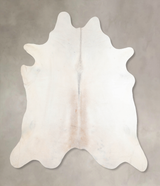Grey with Beige XX-Large Brazilian Cowhide Rug 8'0"H x 7'3"W #A32270 by Hudson Hides
