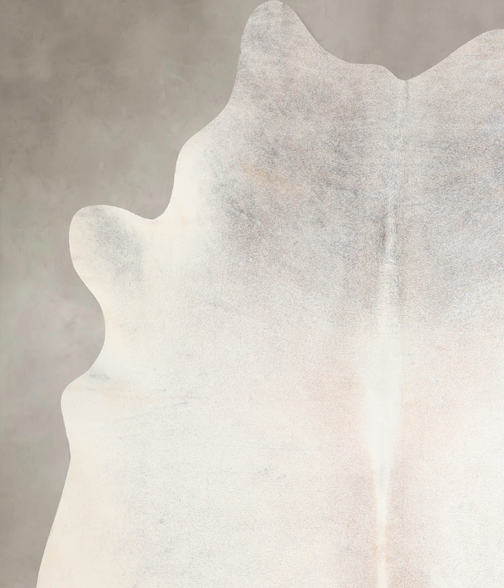 Grey with Beige X-Large Brazilian Cowhide Rug 7'0"H x 6'2"W #A32344 by Hudson Hides