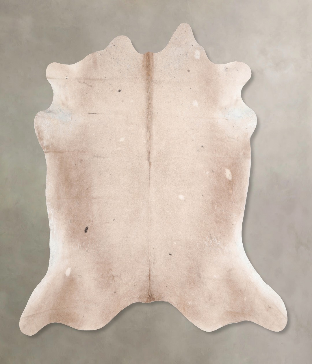 Champagne X-Large Brazilian Cowhide Rug 6'4"H x 6'11"W #A32399 by Huds