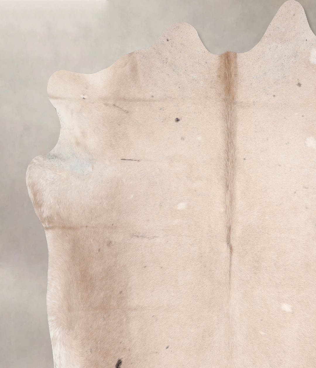 Champagne X-Large Brazilian Cowhide Rug 6'4"H x 6'11"W #A32399 by Huds