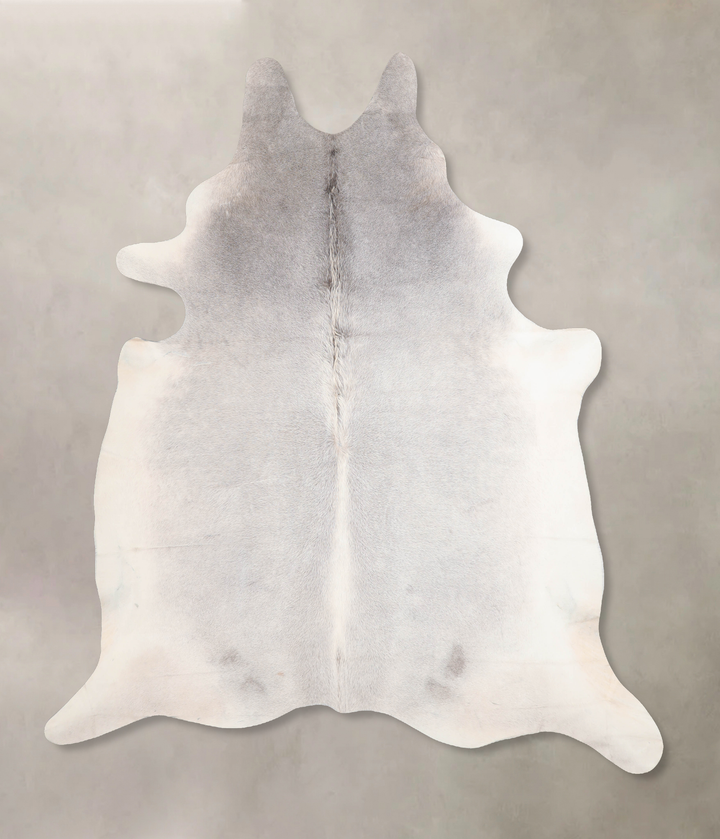 Medium Grey XX-Large Brazilian Cowhide Rug 7'11"H x 7'0"W #A32404 by Hudson Hides