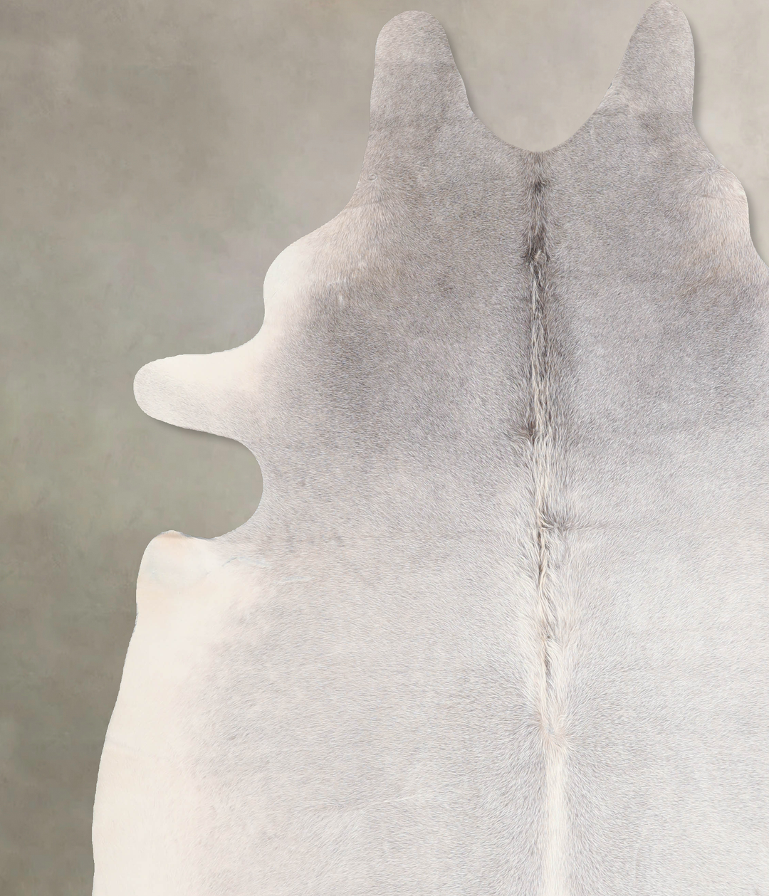 Medium Grey XX-Large Brazilian Cowhide Rug 7'11"H x 7'0"W #A32404 by H