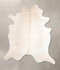 Beige XX-Large Brazilian Cowhide Rug 8'1
