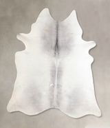 Medium Grey X-Large Brazilian Cowhide Rug 7'1"H x 6'9"W #A32446 by Hudson Hides