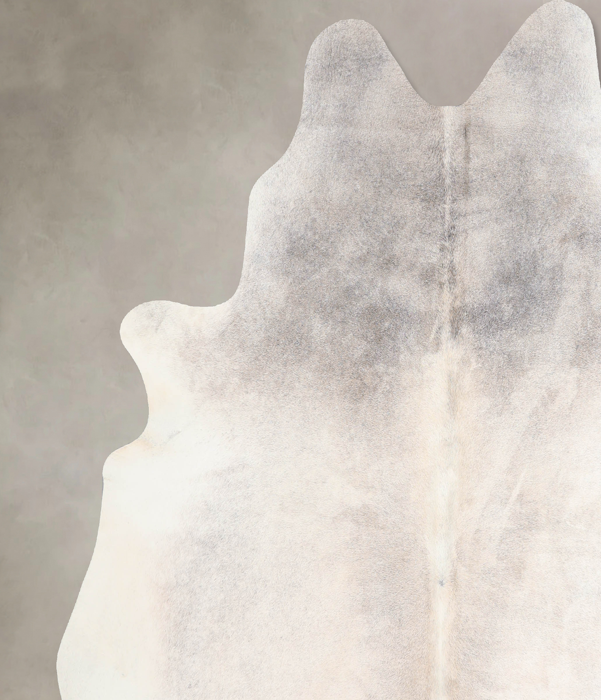 Grey with Beige Cowhide Rug #A32463