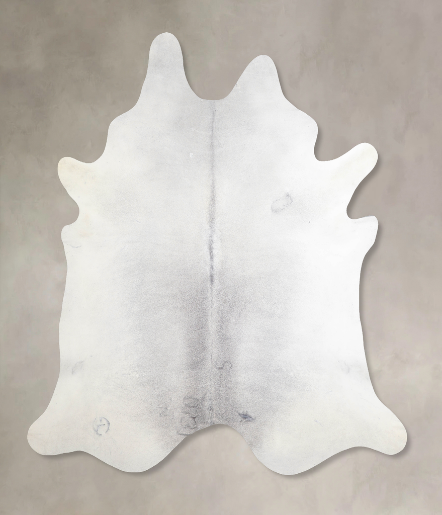 Medium Grey XX-Large Brazilian Cowhide Rug 7'8"H x 7'2"W #A32487 by Hudson Hides