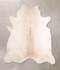 Ivory with Beige XX-Large Brazilian Cowhide Rug 7'9