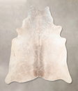 Grey with Beige X-Large Brazilian Cowhide Rug 7'1"H x 6'8"W #A32506 by Hudson Hides