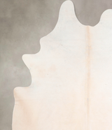 Ivory with Beige XX-Large Brazilian Cowhide Rug 7'10"H x 6'6"W #A32526 by Hudson Hides