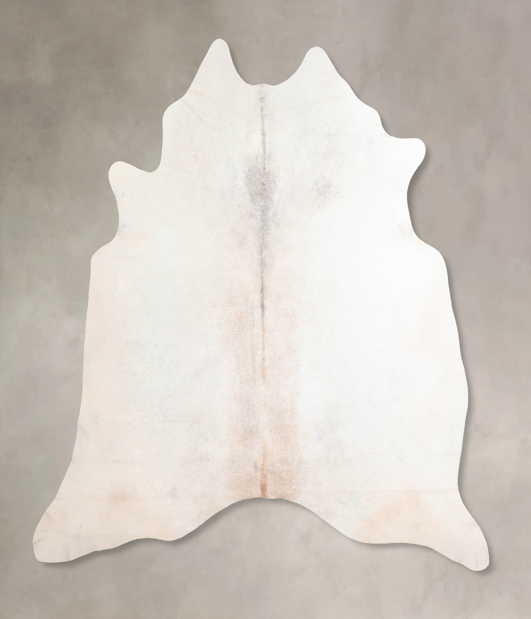 Grey with Beige XX-Large Brazilian Cowhide Rug 7'2"H x 7'5"W #A32560 b