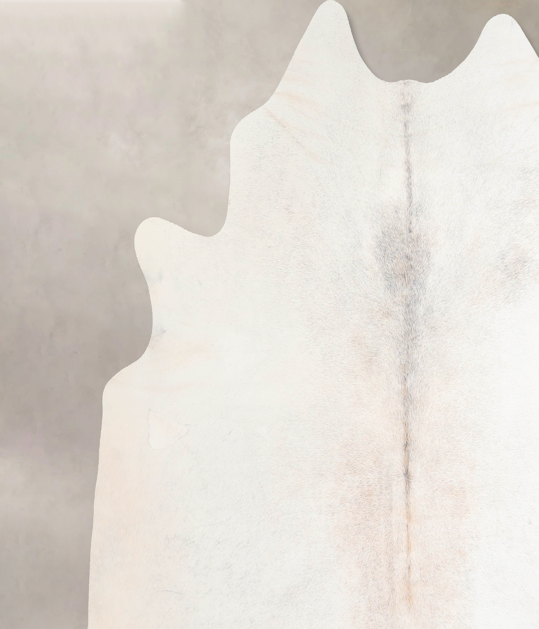 Grey with Beige XX-Large Brazilian Cowhide Rug 7'2"H x 7'5"W #A32560 b