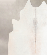 Grey with Beige XX-Large Brazilian Cowhide Rug 7'2"H x 7'5"W #A32560 by Hudson Hides