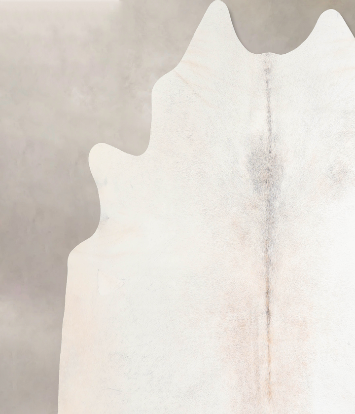 Grey with Beige XX-Large Brazilian Cowhide Rug 7'2"H x 7'5"W #A32560 by Hudson Hides