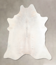 Light Grey XX-Large Brazilian Cowhide Rug 7'8"H x 7'1"W #A32607 by Hudson Hides