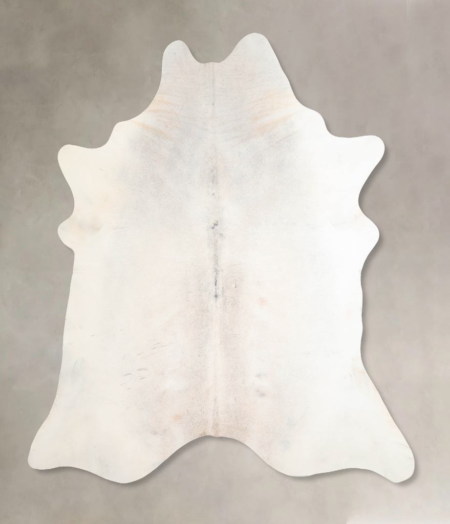 Light Grey XX-Large Brazilian Cowhide Rug 7'8"H x 7'1"W #A32607 by Hudson Hides