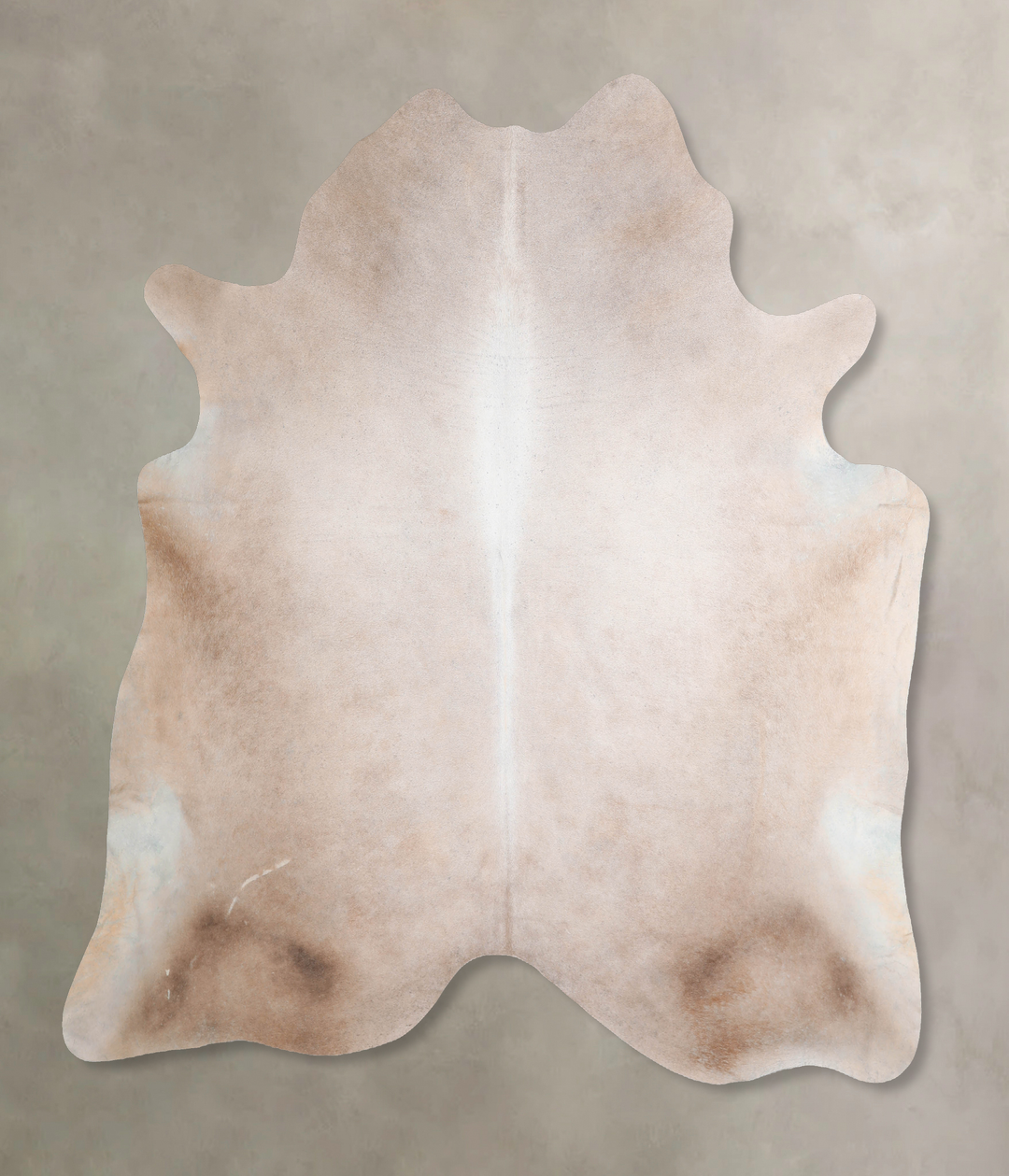 Champagne XX-Large Brazilian Cowhide Rug 7'1"H x 7'1"W #A32629 by Huds