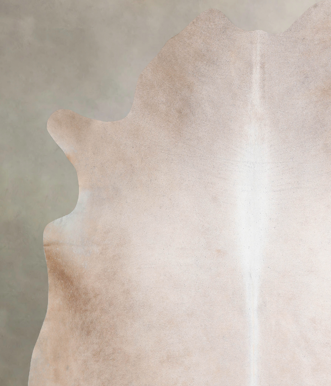 Champagne XX-Large Brazilian Cowhide Rug 7'1"H x 7'1"W #A32629 by Huds