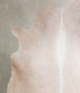 Champagne XX-Large Brazilian Cowhide Rug 7'1"H x 7'1"W #A32629 by Hudson Hides