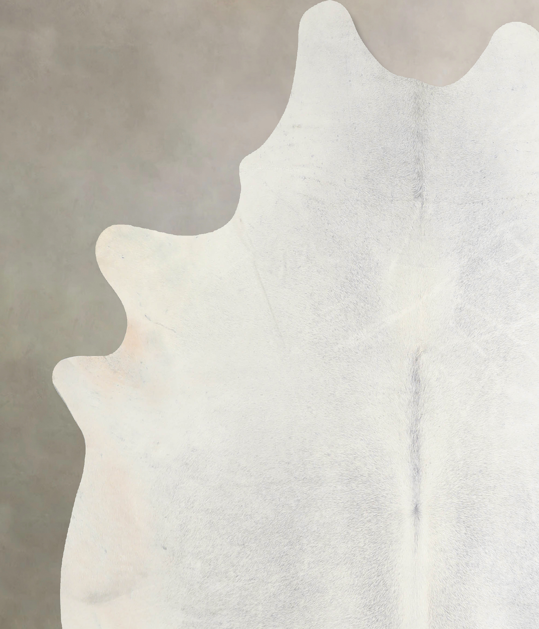 Light Grey X-Large Brazilian Cowhide Rug 7'0"H x 6'2"W #A32690 by Huds