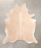 Beige X-Large Brazilian Cowhide Rug 7'5