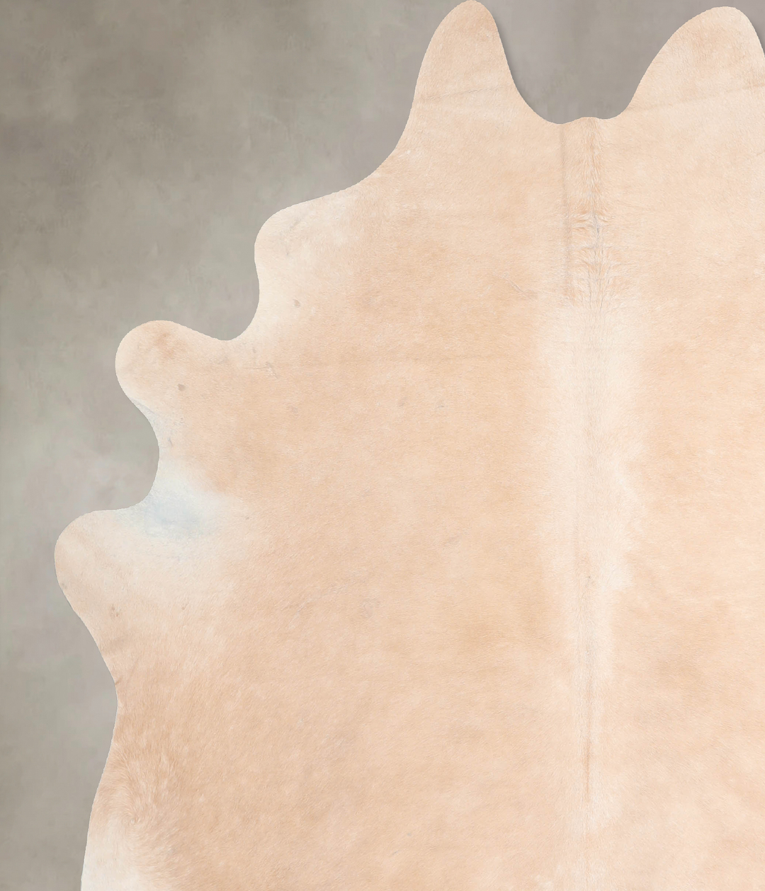 Beige X-Large Brazilian Cowhide Rug 7'5"H x 6'5"W #A32697 by Hudson Hi