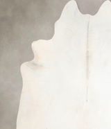 Ivory with Beige XX-Large Brazilian Cowhide Rug 7'10"H x 7'5"W #A32716 by Hudson Hides