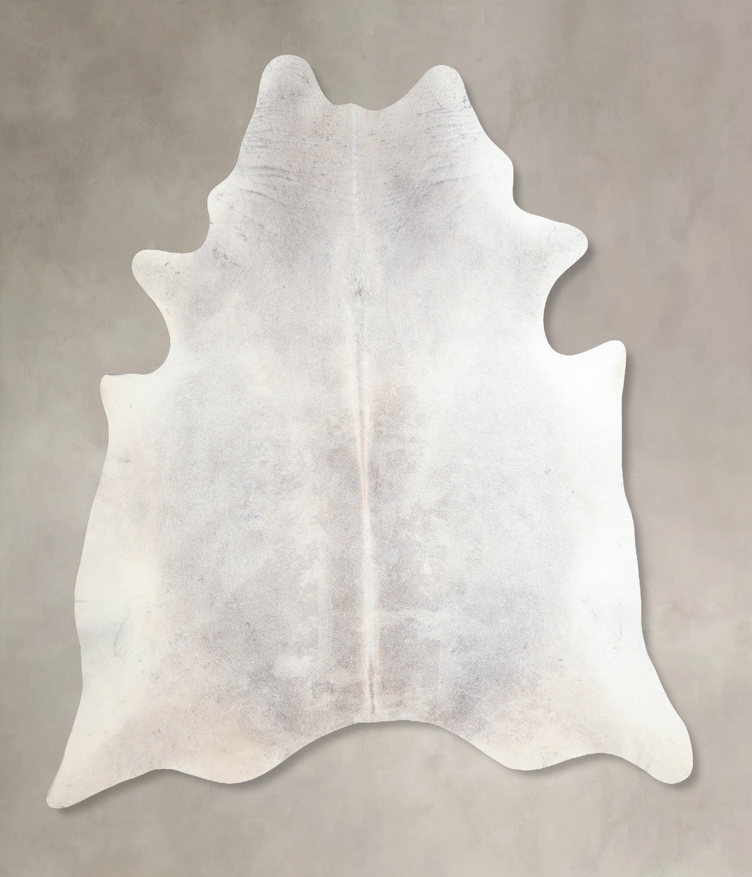 Medium Grey XX-Large Brazilian Cowhide Rug 7'5"H x 6'11"W #A32733 by H