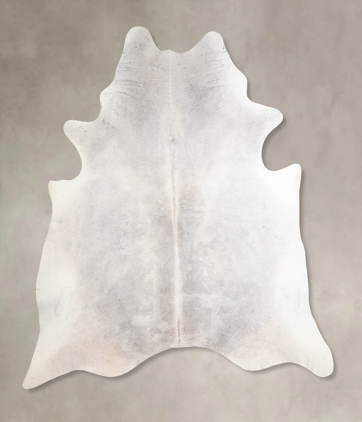 Medium Grey XX-Large Brazilian Cowhide Rug 7'5"H x 6'11"W #A32733 by Hudson Hides