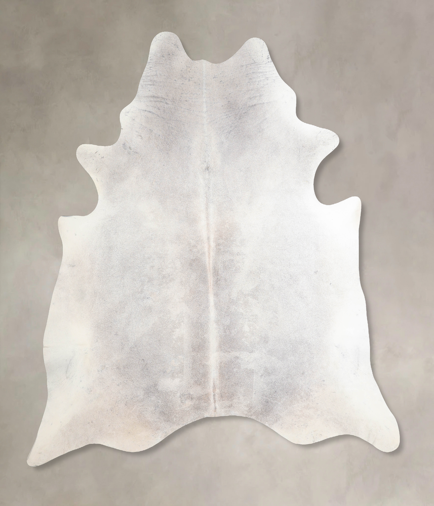 Medium Grey XX-Large Brazilian Cowhide Rug 7'5"H x 6'11"W #A32733 by Hudson Hides