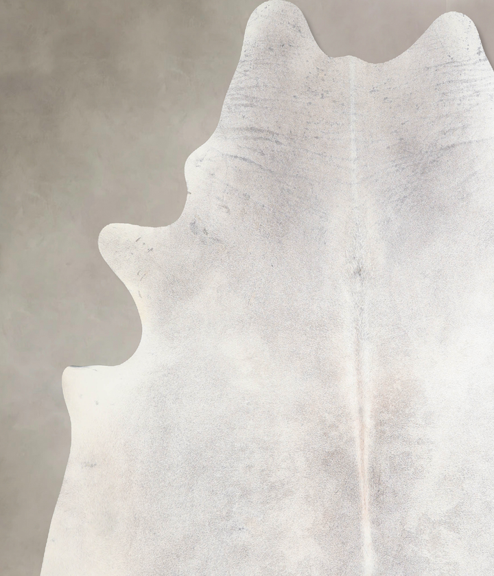 Medium Grey XX-Large Brazilian Cowhide Rug 7'5"H x 6'11"W #A32733 by Hudson Hides