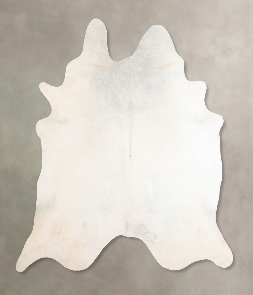 Light Grey XX-Large Brazilian Cowhide Rug 7'7"H x 6'11"W #A32751 by Hudson Hides
