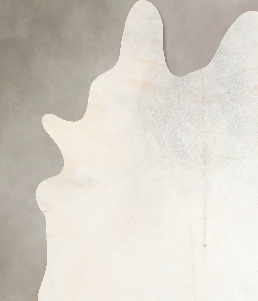 Light Grey XX-Large Brazilian Cowhide Rug 7'7"H x 6'11"W #A32751 by Hu