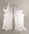 Grey with Beige X-Large Brazilian Cowhide Rug 7'3