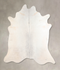 Light Grey X-Large Brazilian Cowhide Rug 6'7