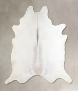 Light Grey XX-Large Brazilian Cowhide Rug 7'11"H x 7'10"W #A32766 by Hudson Hides