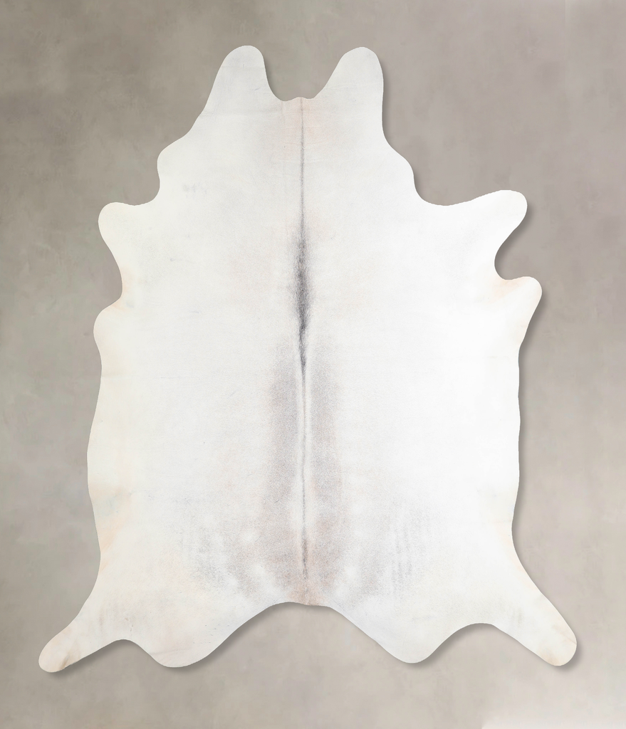 Light Grey XX-Large Brazilian Cowhide Rug 7'11"H x 7'10"W #A32766 by Hudson Hides