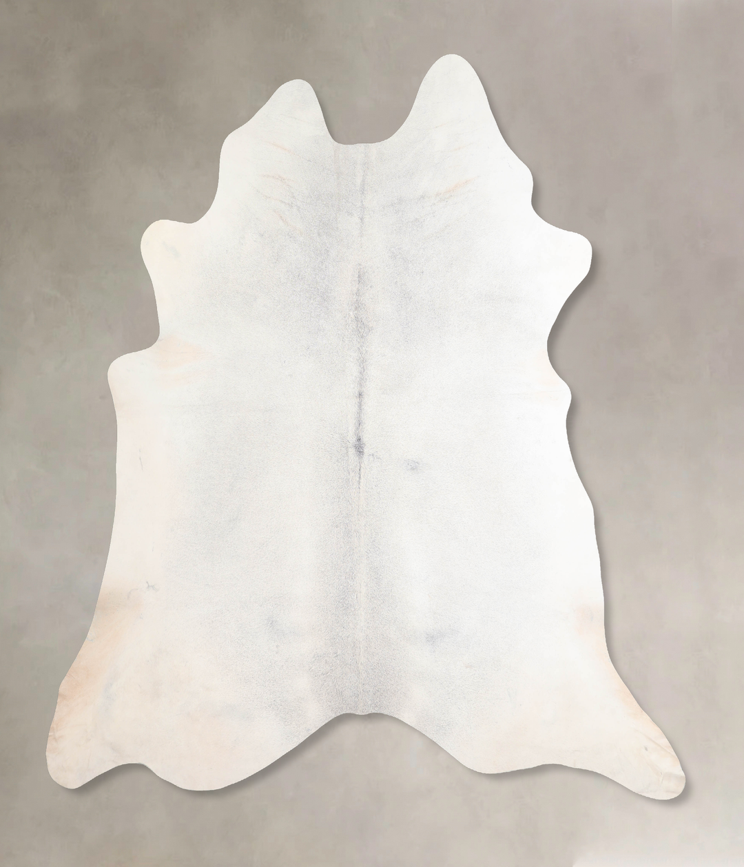Light Grey XX-Large Brazilian Cowhide Rug 7'8"H x 7'1"W #A32804 by Hud