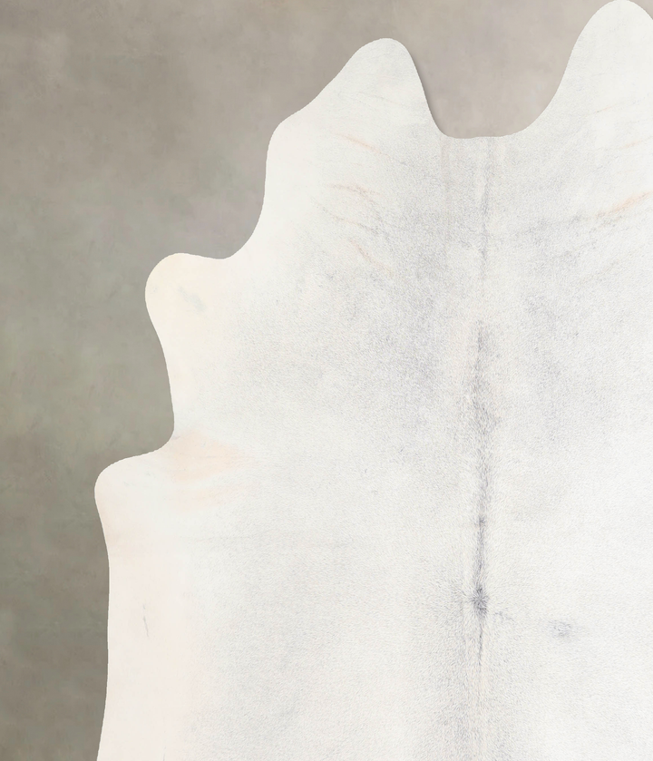 Light Grey XX-Large Brazilian Cowhide Rug 7'8"H x 7'1"W #A32804 by Hudson Hides