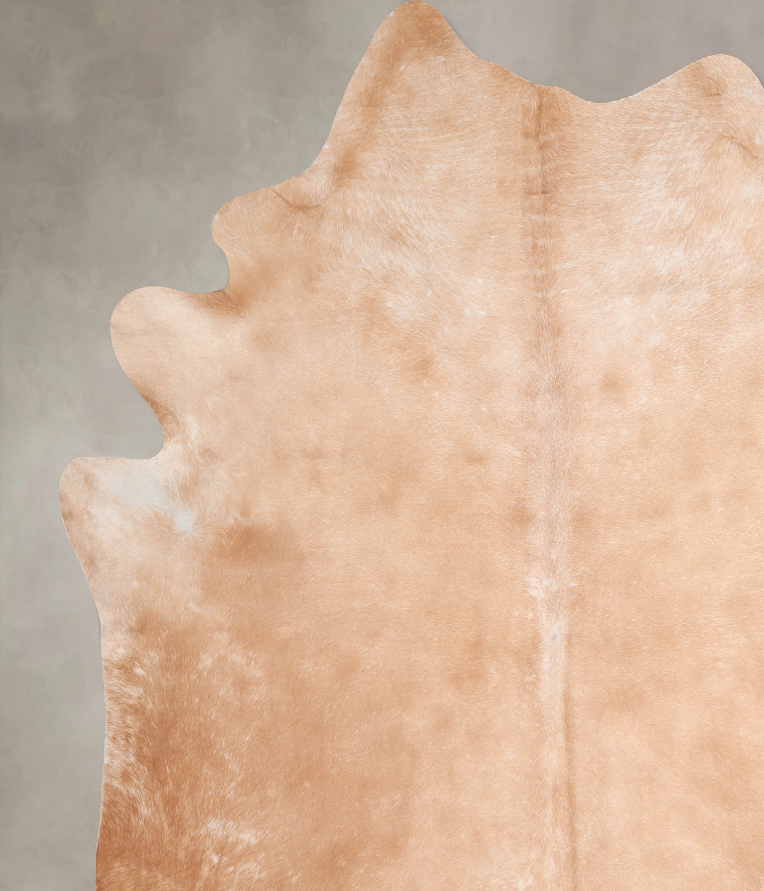 Beige XX-Large Brazilian Cowhide Rug 7'7"H x 7'4"W #A32820 by Hudson H