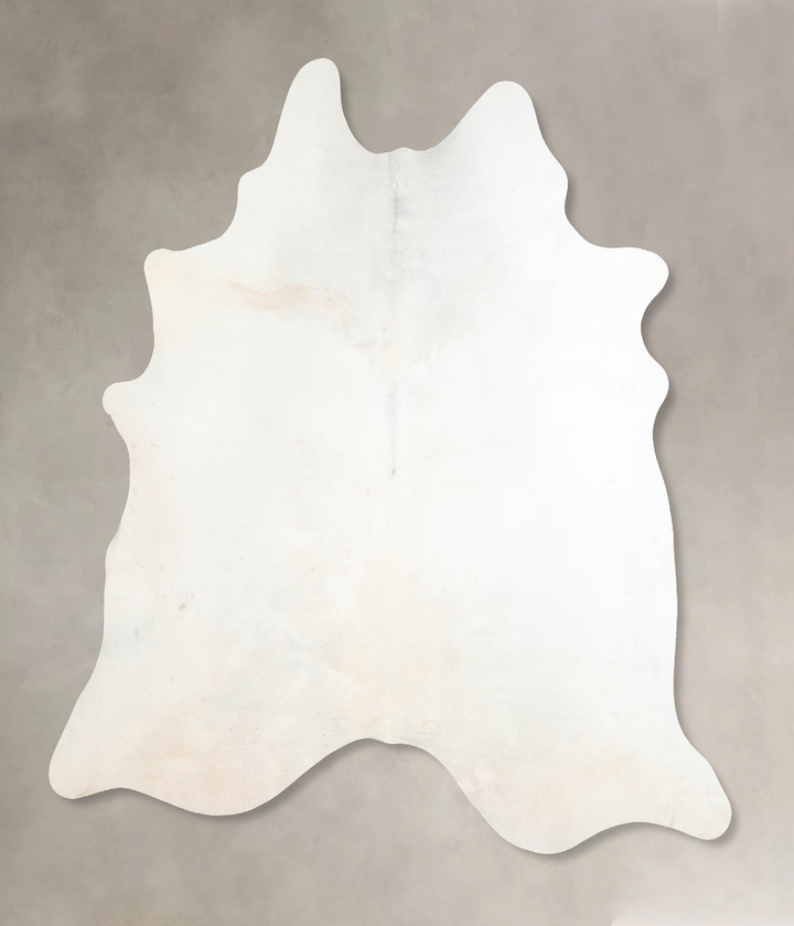 Light Grey X-Large Brazilian Cowhide Rug 7'1"H x 6'6"W #A32827 by Hudson Hides
