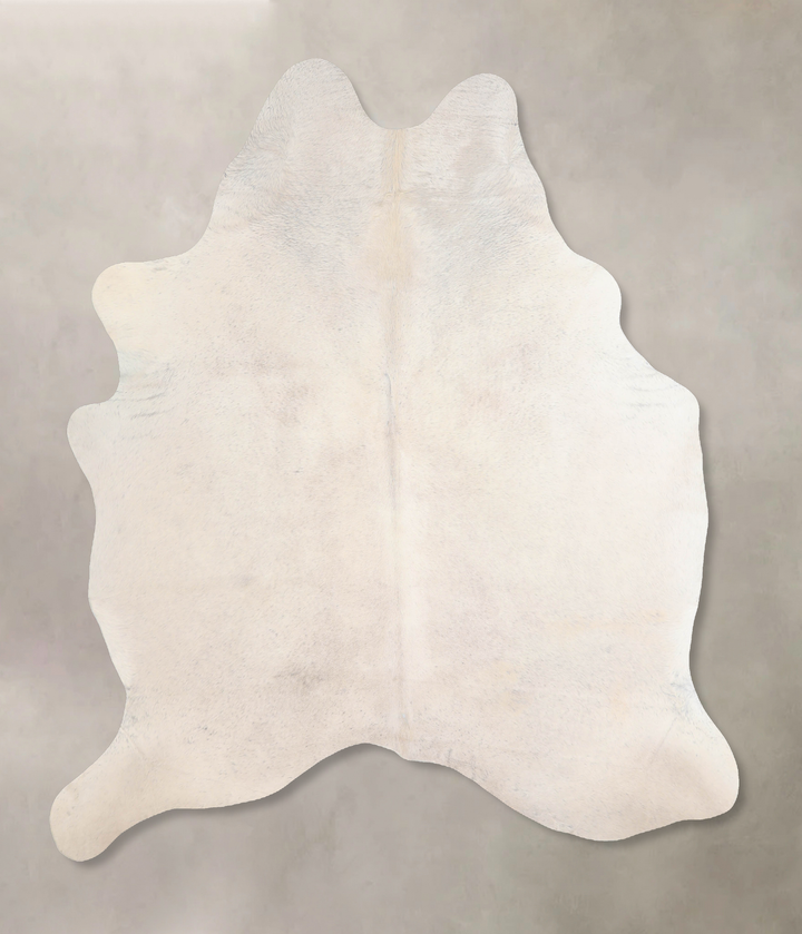 Light Grey Large Brazilian Cowhide Rug 6'9"H x 5'7"W #A32870 by Hudson Hides